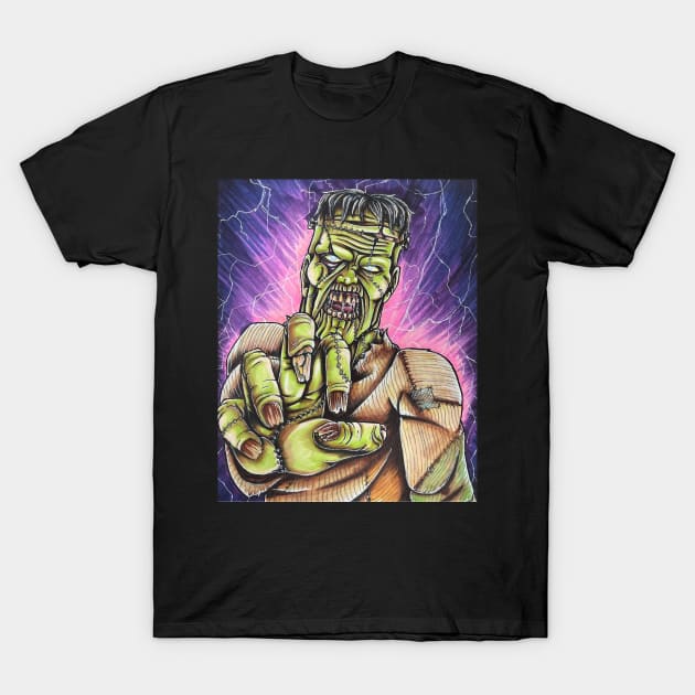 Frankenstein T-Shirt by Kamran_does_art